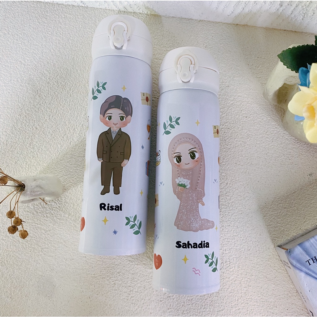 Kado Pernikahan / Tumbler Niagara Couple / Wedding Gift Tumbler / Hampers Wedding / Engagement by Gifttale