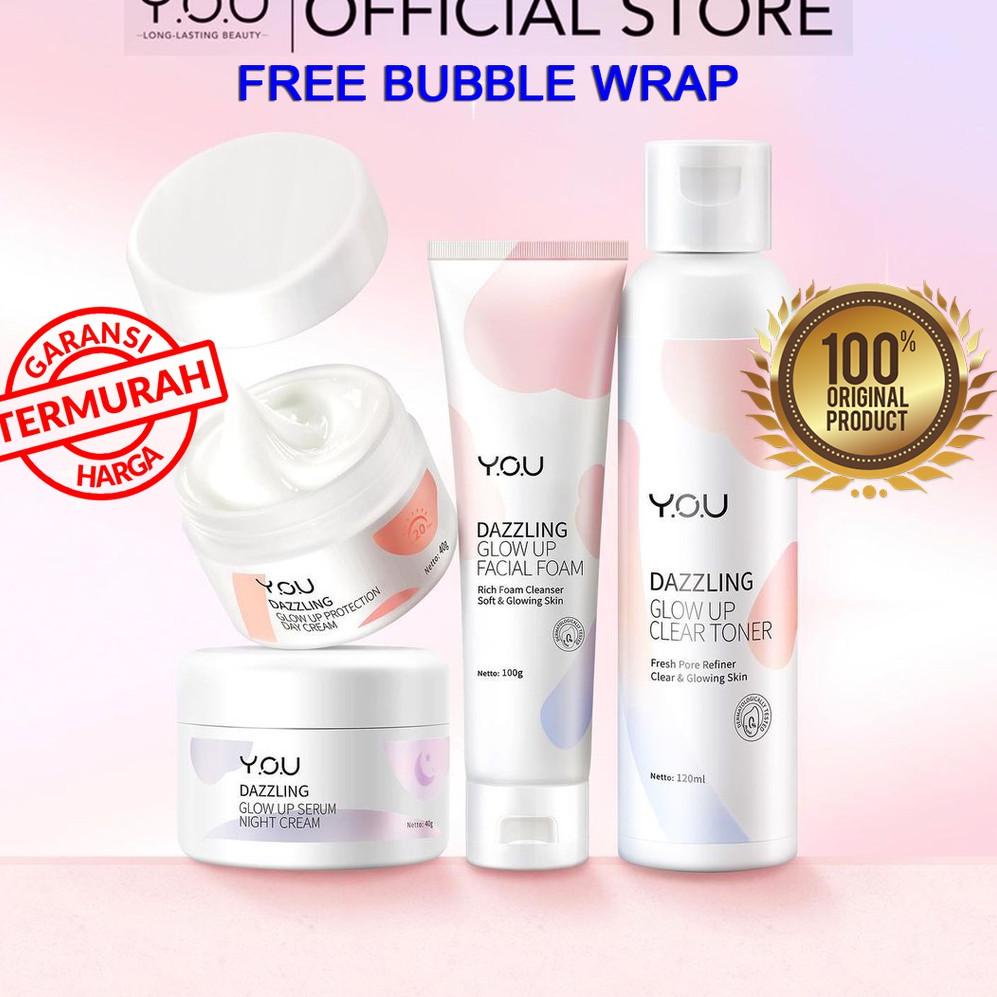 [COD] QU99QU99 PAKET 1 SET SKINCARE Y.O.U THE DAZZLING GLOW UP SERIES YOU SANDRA DEWI SERUM VIRAL 67