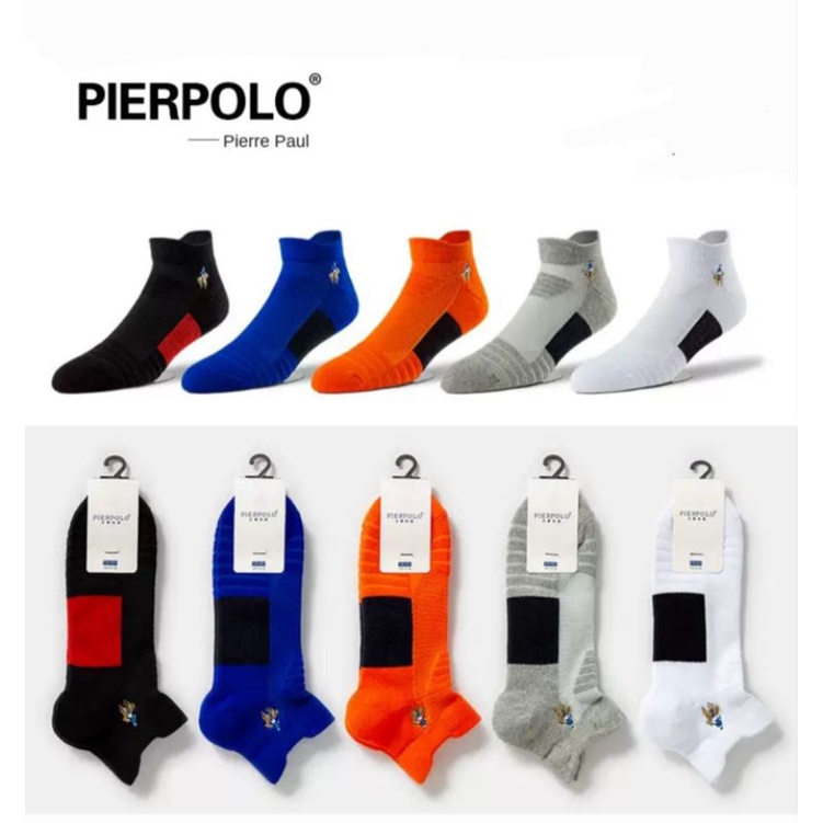 Pierpolo Kaus Kaki Pier polo Socks Original Premium Kaos Kaki Olahraga Pendek Tebal M2170