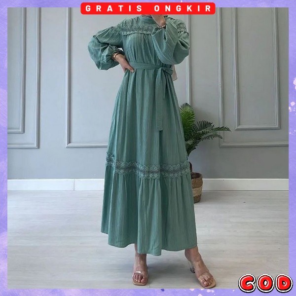 Dress Remaja Terbaru Gami Fashion Murah Syari Syar I Syarii Import Bju Ghamis Impor Baju Gamis Lebar