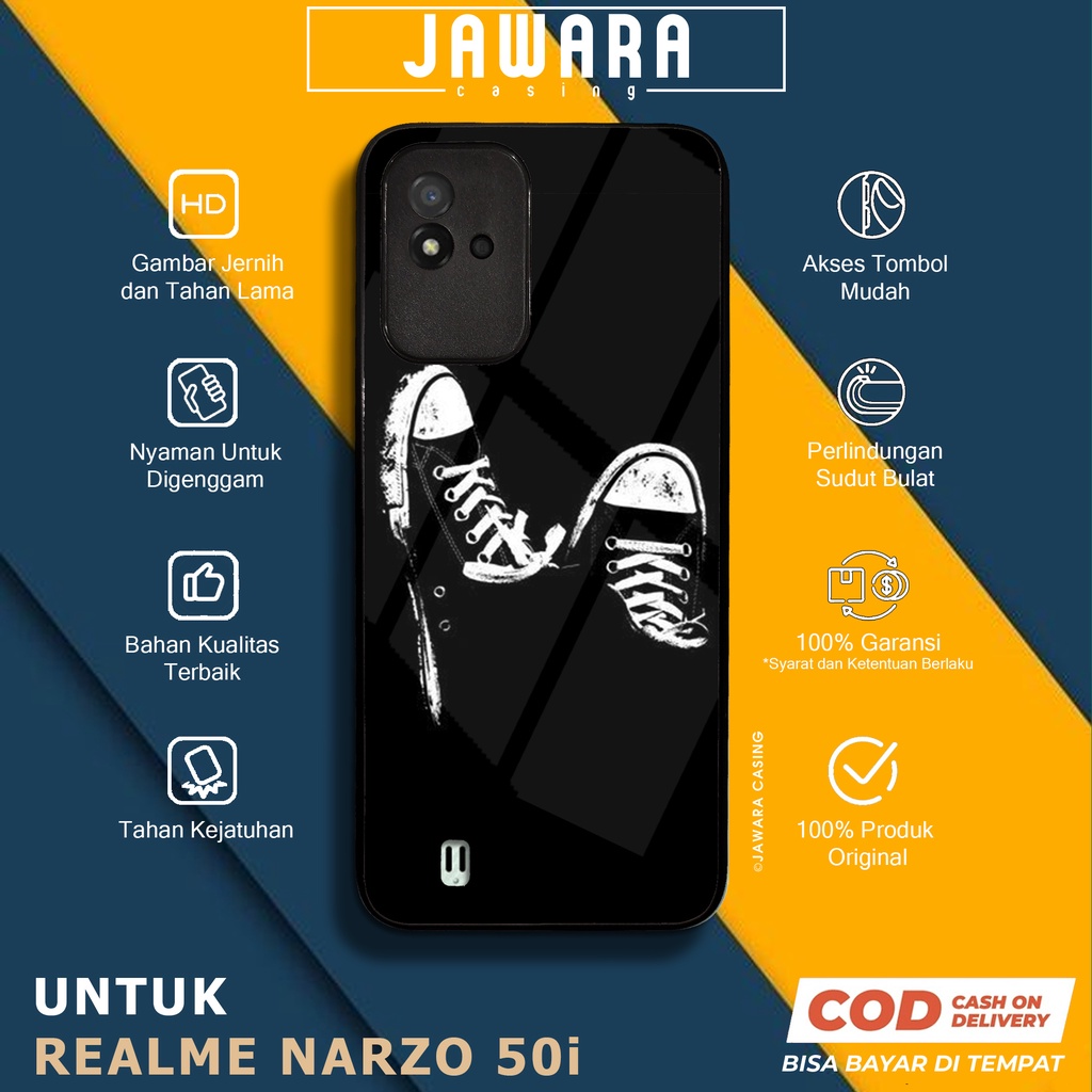 Case Realme Narzo 50i Casing Realme Narzo 50i Jawara Casing [SHS1] Case Glossy Case Aesthetic Custom