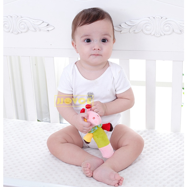 TweedyToys - Boneka Bayi JJOVCE / Mainan Bayi Rattle Stick / Mainan Genggam Bayi