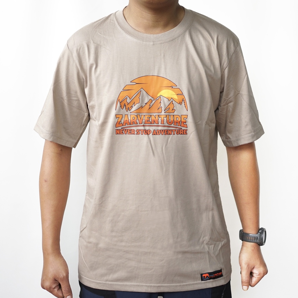 kaos tshirt tema adventure hiking zarventure 1001