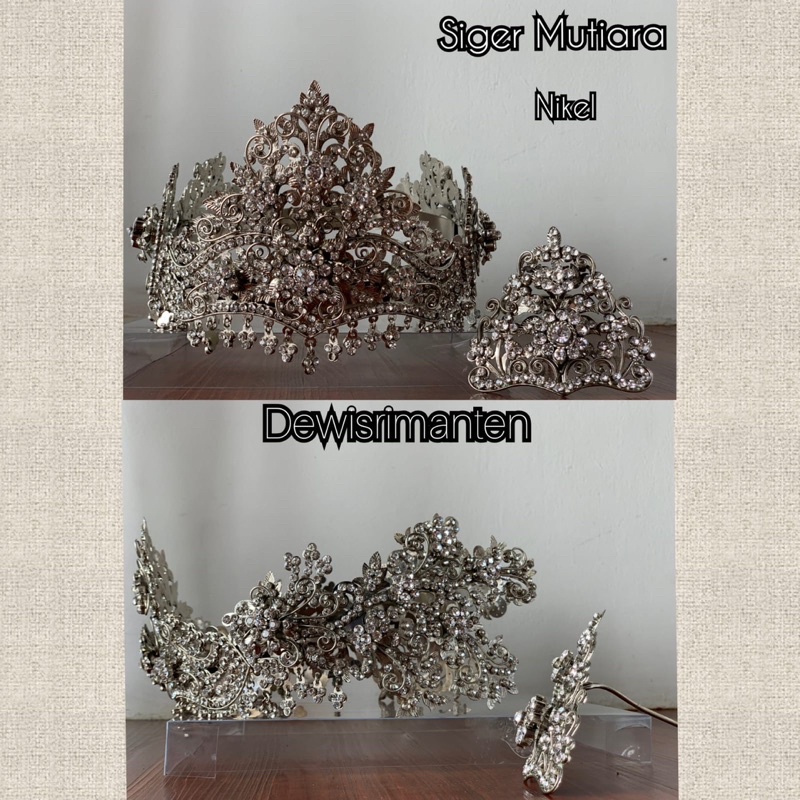 siger pengantin mutiara/siger diamond