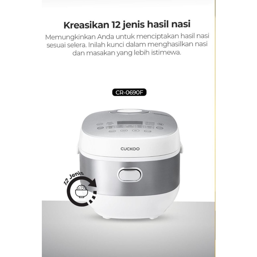 Jual Cuckoo Digital Rice Cooker CR 0690F 1 Liter 1L 0690 CR0690F