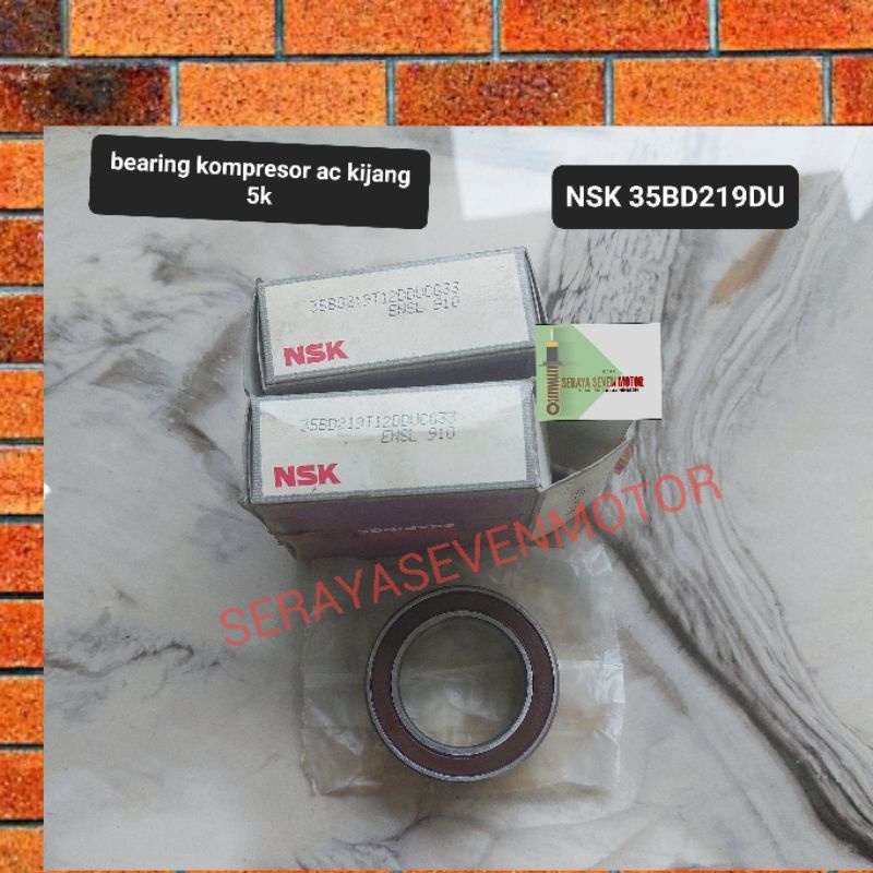 BEARING PULLY KOMPRESOR AC KIJANG 5K 7K KAPSUL KUDA LANCER PANTHER NSK JAPAN