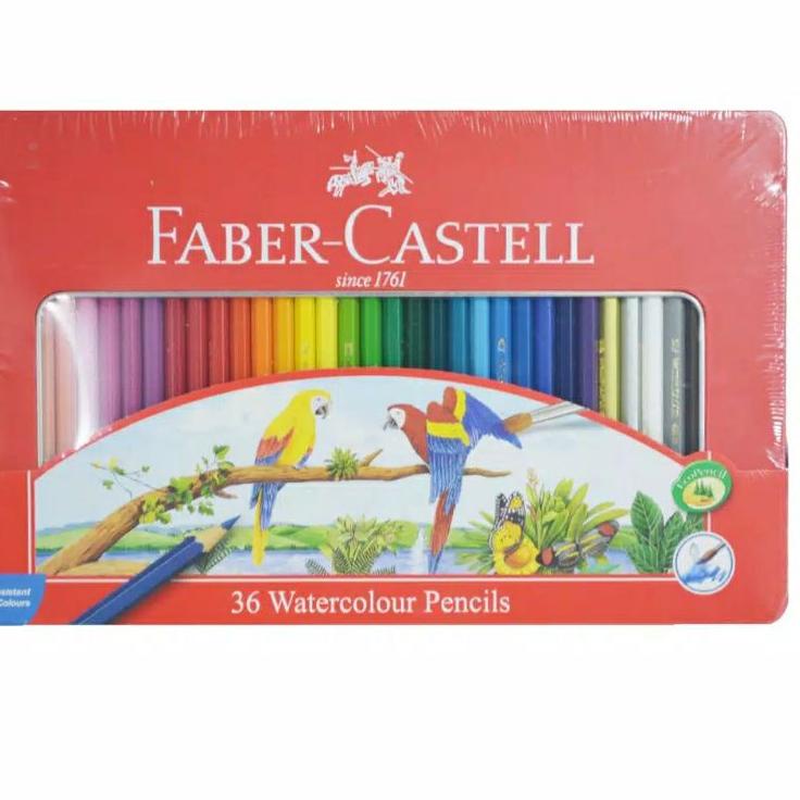 

ア Pensil Warna Faber Castell Water Colour 36 L Tin Case Best !