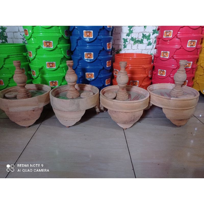 TEBOK HELOPED MENTAHAN KAYU JATI