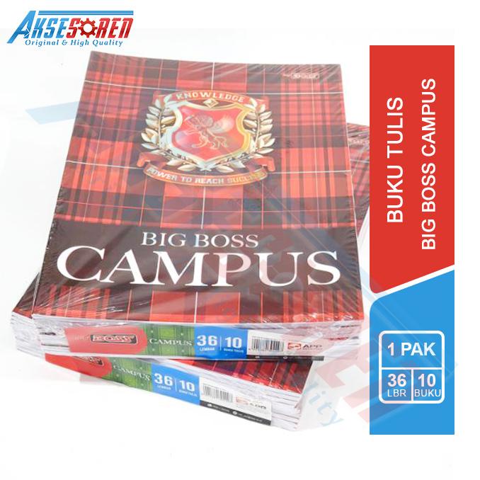 

Promo - Buku Tulis Sekolah Big Boss Campus [Isi 36 50 Lembar/10 Buku] / Write Book Bigboss [1 Pack] Best Seller!!