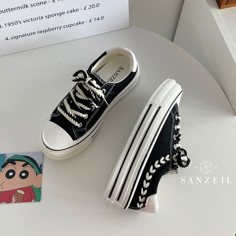 COD BAYAR DITEMPAT !!! 0701 Sepatu Sneakers Jihoon Sneakers Wanita Casual