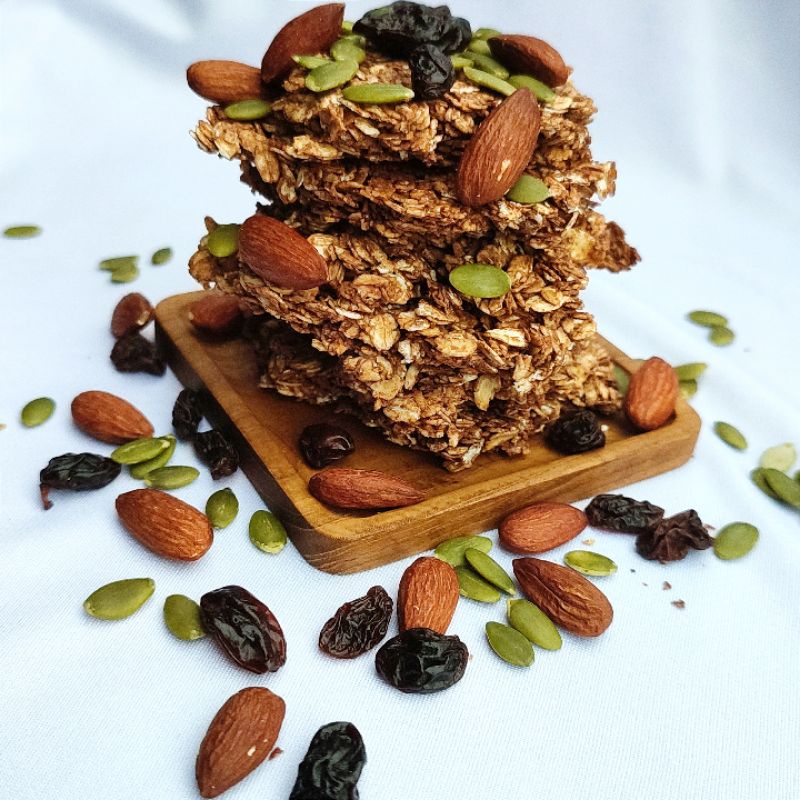 

OAT COOKIES cokelat ( Beli 1 toples bonus 1 toples) - Dark Coklat ( 260 gr)