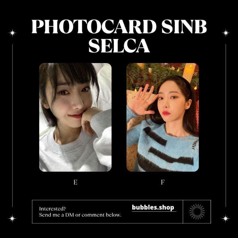 PHOTOCARD UNOFFICIAL SINB G-FRIEND SELCA