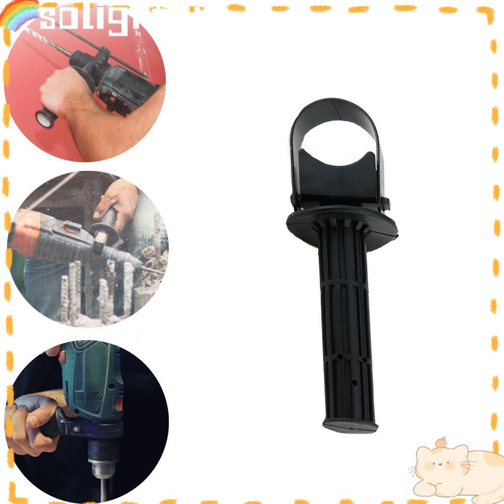 Solighter Palu Listrik Front Handle Adjustment Detachable Replacement Pegangan Petik Elektrik