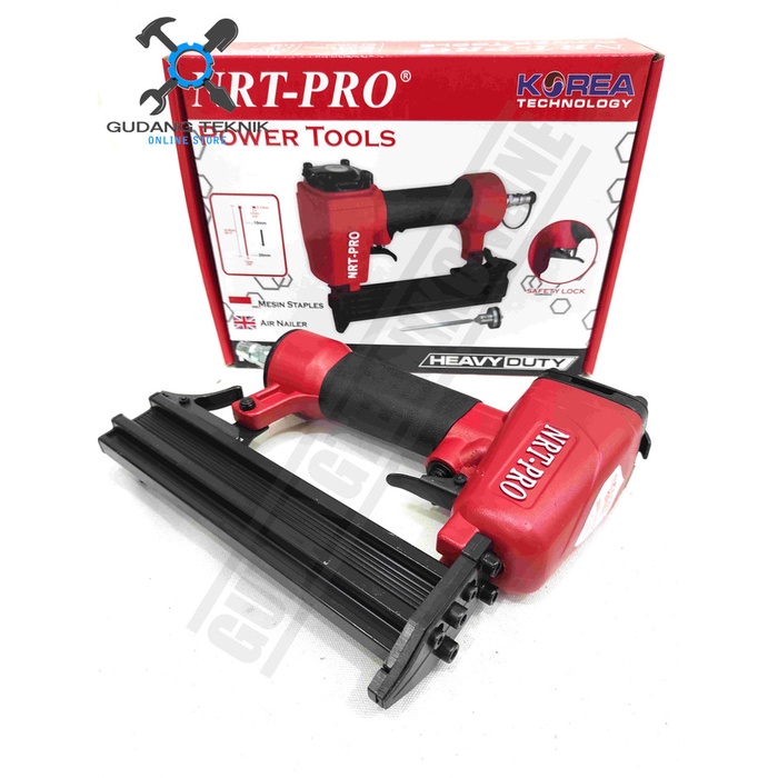MESIN PAKU TEMBAK F30 NRT PRO Staples / Air Nailer Gun Norita Paku Tembak Lurus Stapler Angin F30 NRT PRO