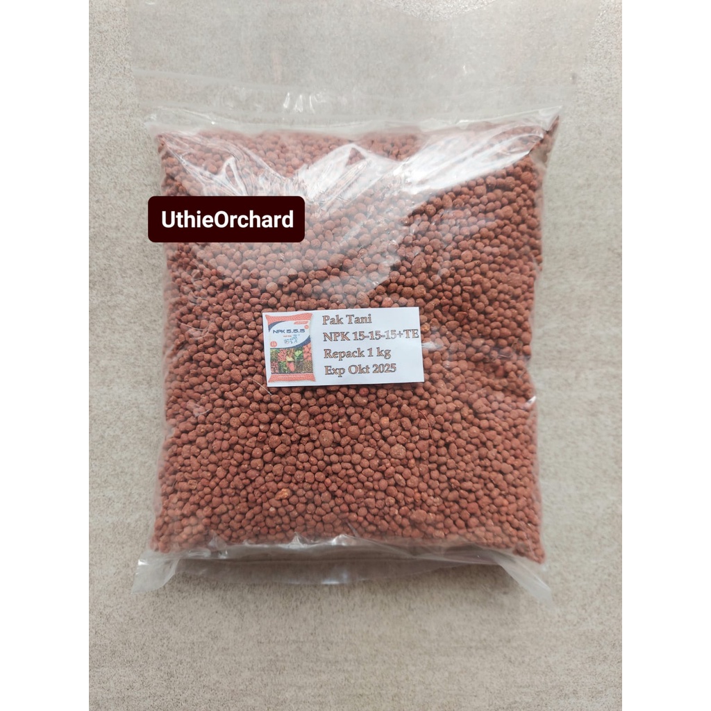 Pak Tani Pupuk NPK 15-15-15 + TE Kemasan REPACK 1 Kg