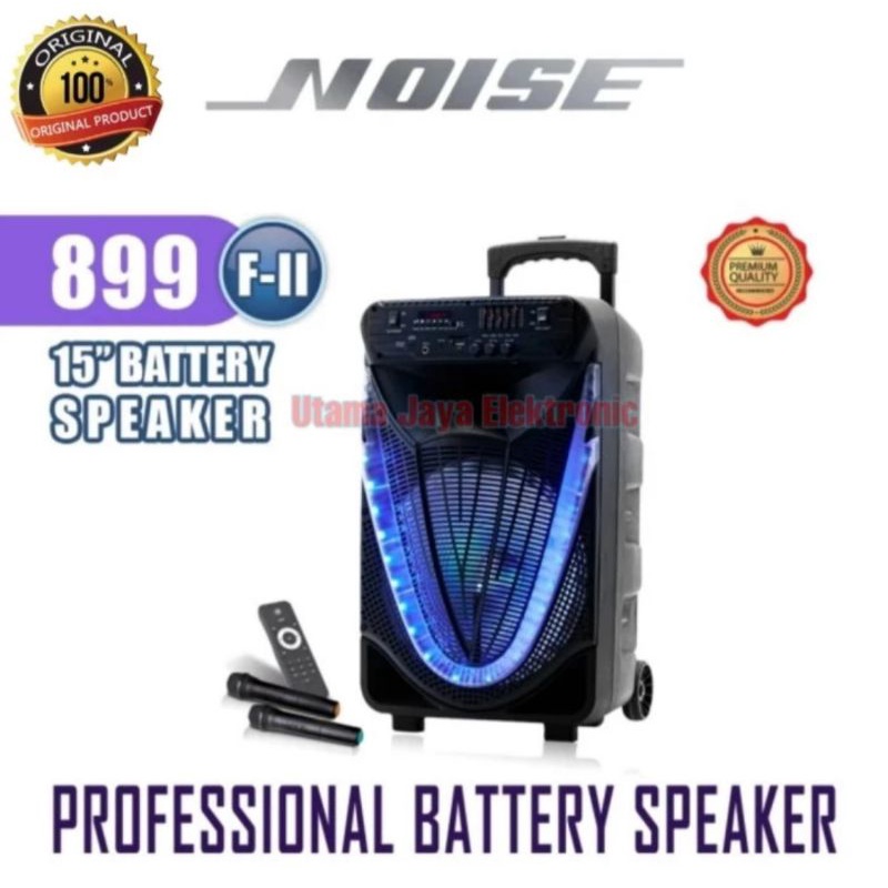 Speaker Portable Noise 899FII / 899 FII 15 Inch Bluetooth Wireless Original