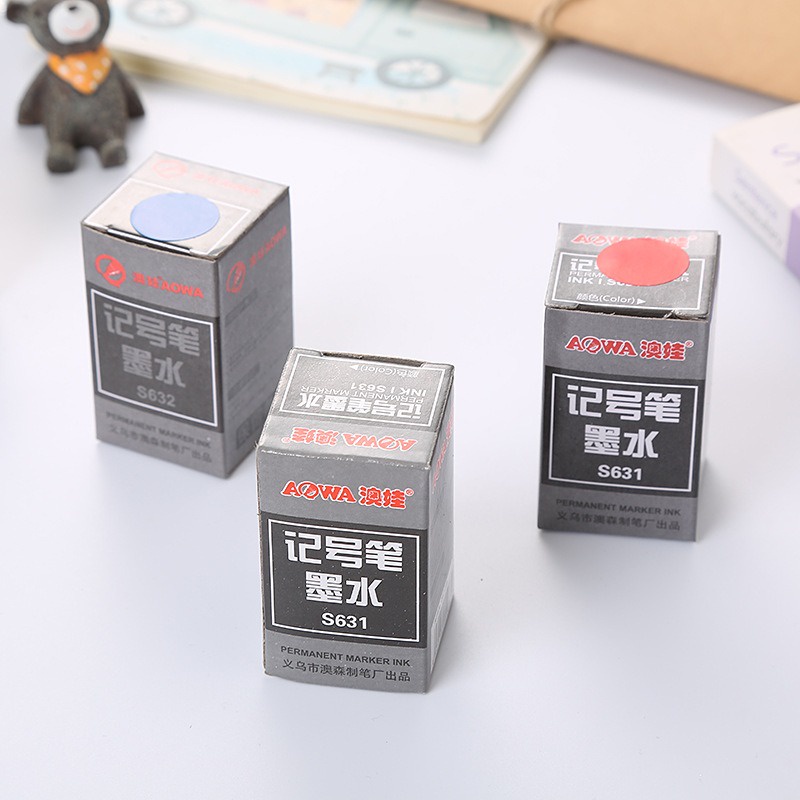 Refil Refill Isi Ulang Tinta Spidol Marker Permanen Permanent GM-ST0225