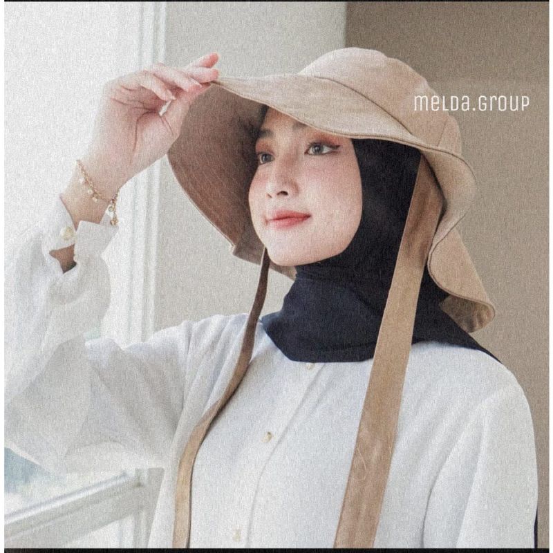 WIDE BUCKET HAT / BUCKET HAT PANTAI SELEBGRAM REMAJA DEWASA