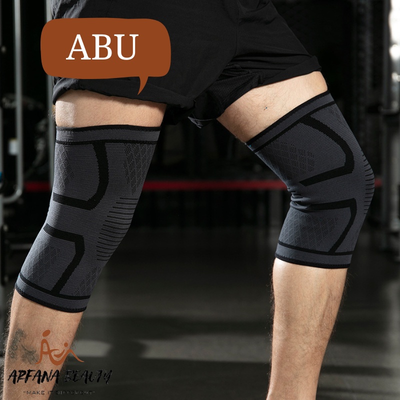 Deker Lutut Alat Olahraga Perlengkapan Fitness  Kaki Elastis Knee Compression Pad Support CHS0470