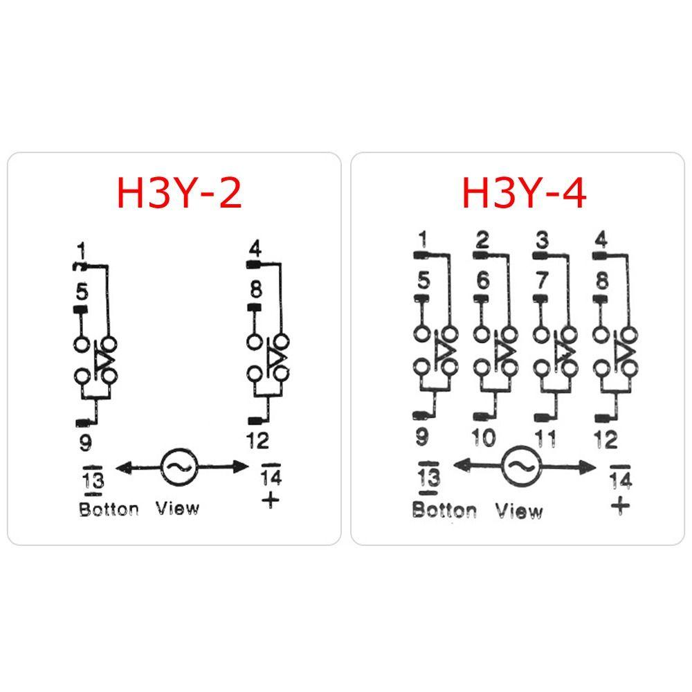 POPULAR Delay Time Relay HY2NJ MY4NJ 14-pin 8-pin Power On Modul Relay