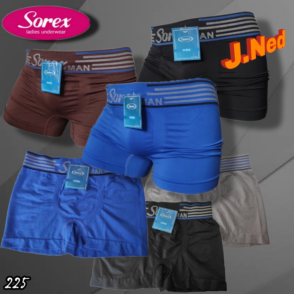 J225 CD BOXER PRIA IMPORT  CELANA DALAM BOXER PRIA SOREX FREE SIZE ( FIT TO XL )