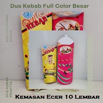 

Dus Kebab Besar Full Colour Ecer 10 Lembar Satuan uk 24x9cm