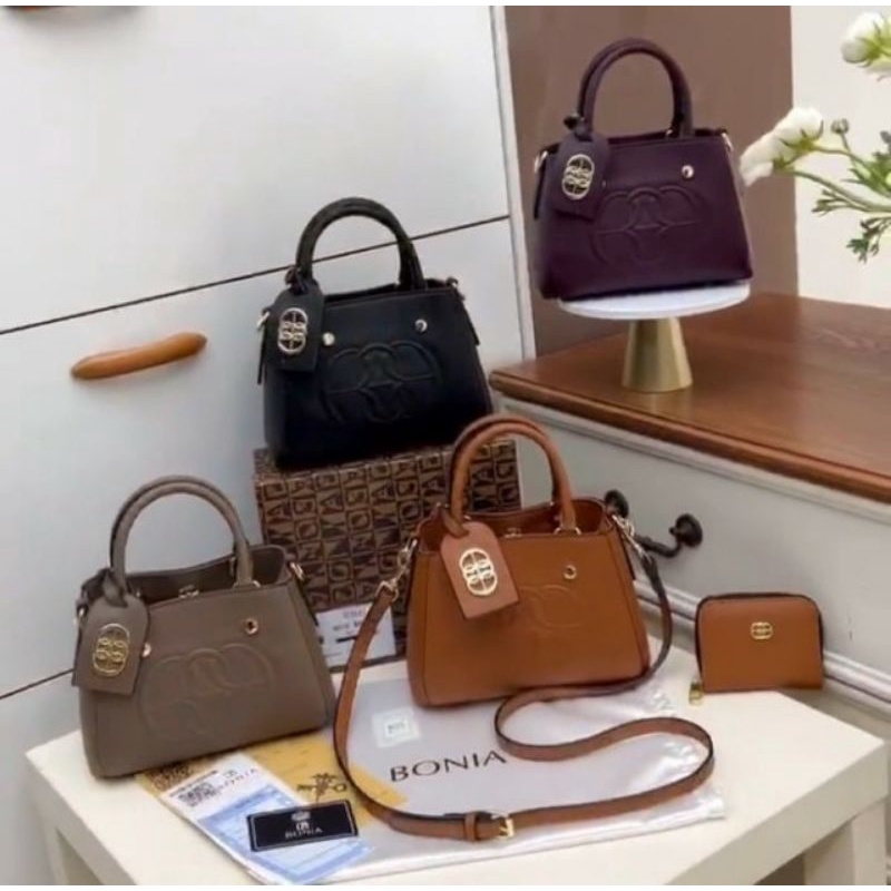 READY STOCK #8807-22 MONTEG BONIA POLOS SET DOMPET