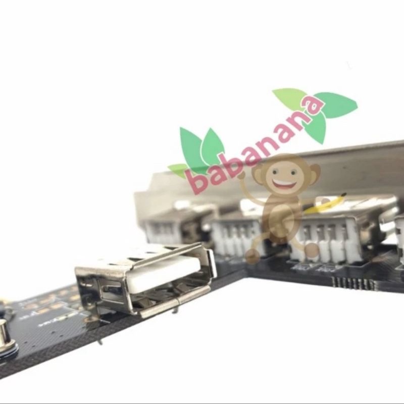 PCI card usb 2.0 4+1 slot extender hub port tambahan kartu extension