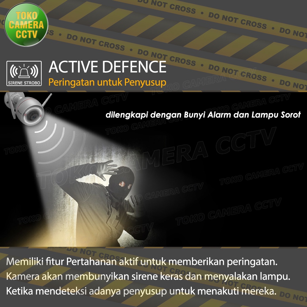 CCTV WIFI IP CAMERA EZVIZ C3W 720p HUSKY AIR