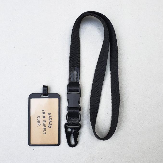 

JUAL BLACKWING - BDS Double function lanyard ID card Holder keychain