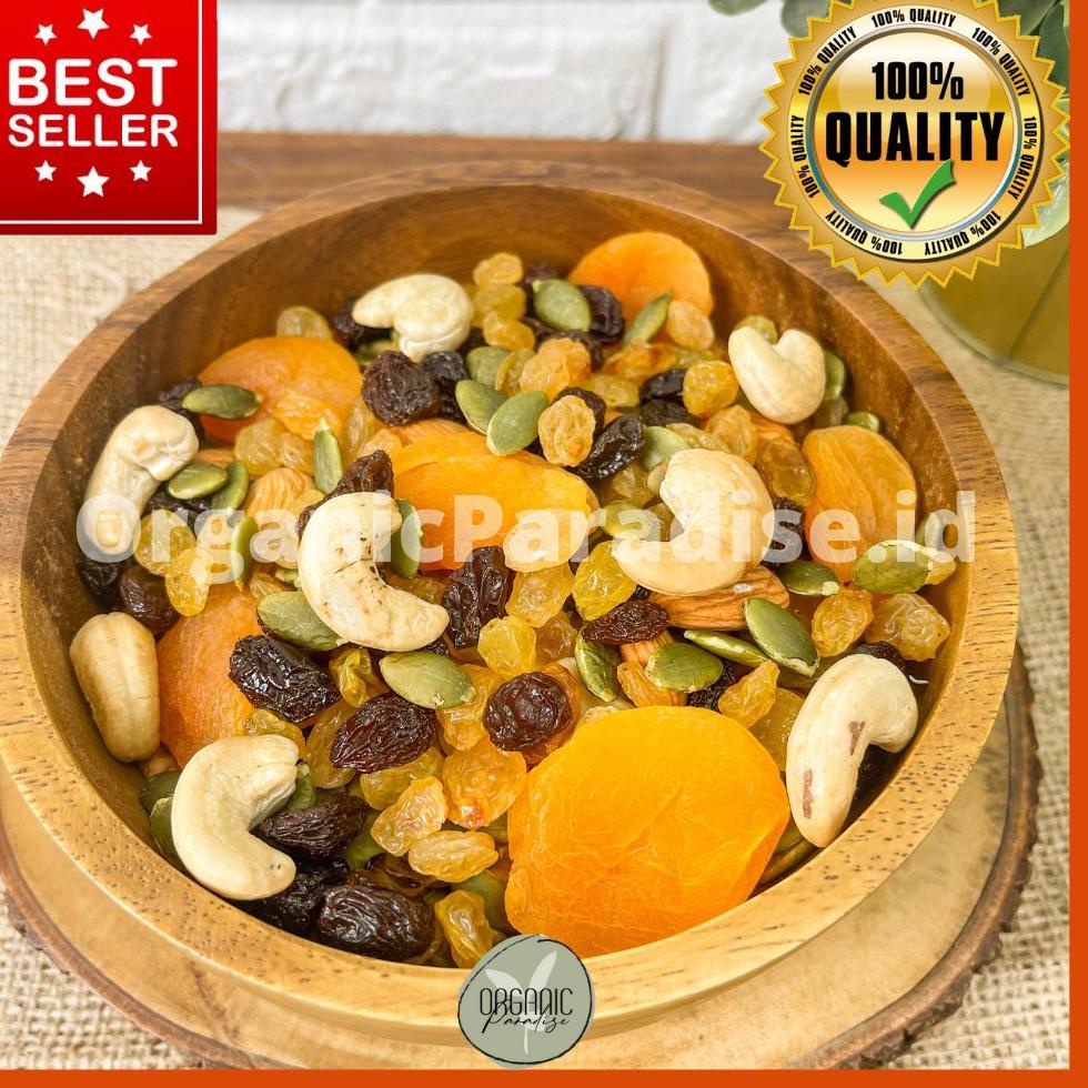 

Bayar Di Tempat ★★★ Trail Mix / Mix Nuts 150gr Positive Vibe Premium Quality Fresh Made ¿