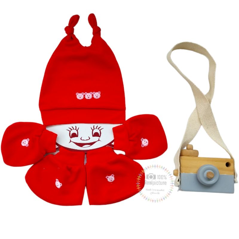 KUPLUK BAYI SET SARUNG TANGAN DAN KAKI SERI PINK