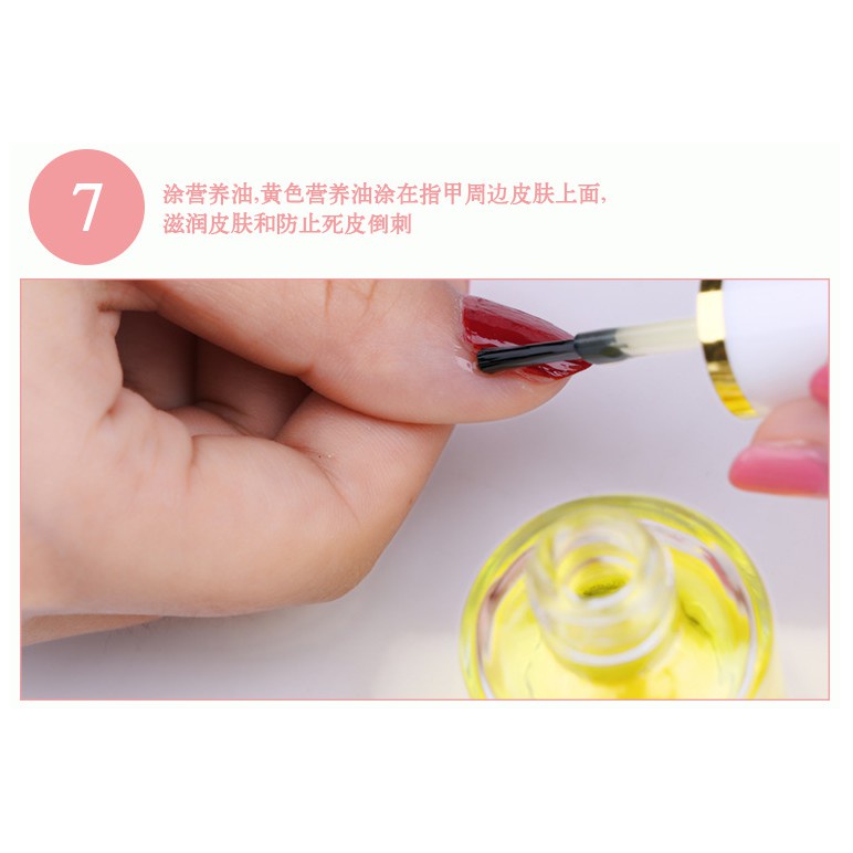 kutek Nutrisi Nail Polish Care Oil Softens Nutrition Base Oil vitamin kuku cuticle remover dan top coat untuk kuku