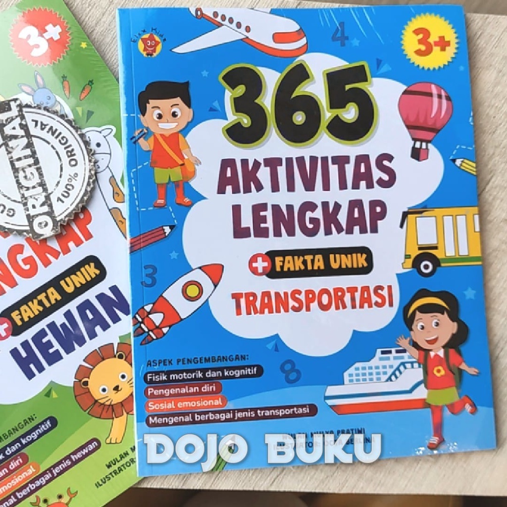 Buku 365 Aktivitas Lengkap + Fakta Unik Transportasi by Wulan Mulya Pratiwi