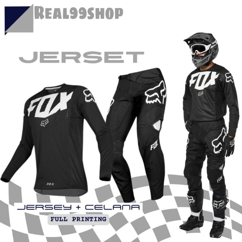 jersey trail set celana cross adventure motocross