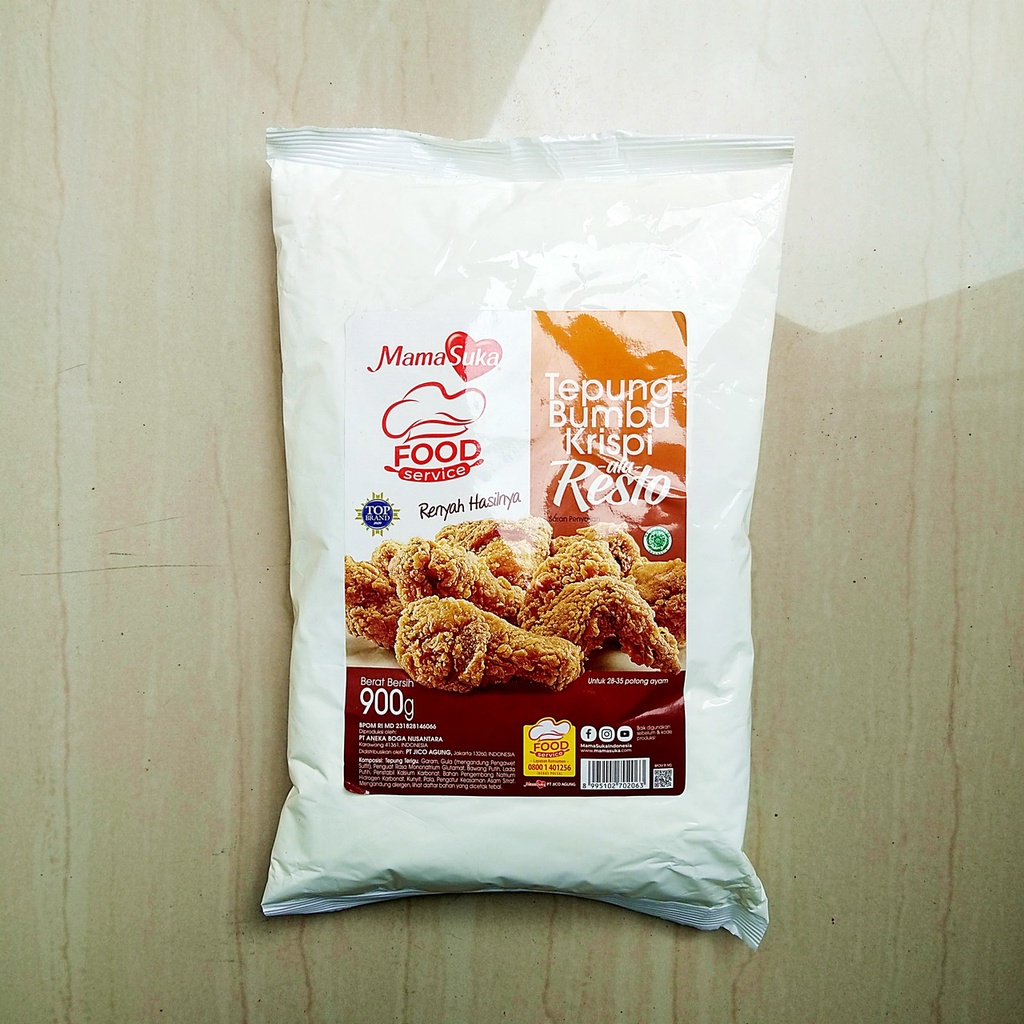 

MamaSuka Tepung Bumbu Krispi ala Resto 900 gr.