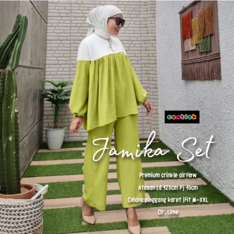 JAMIKA SET BAJU WANITA TERBARU