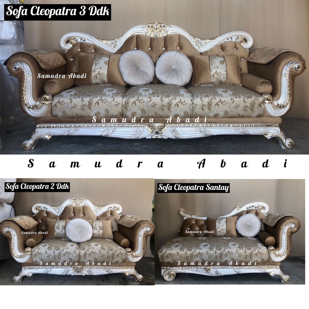 Sofa Cleopatra Santay/Sofa Mewah/Sofa Cantik/Sofa Terbaru