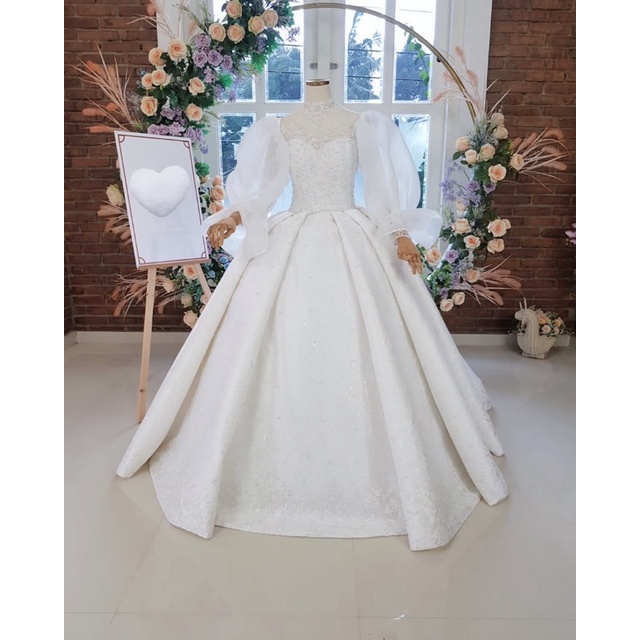 Wedding Gown / Gaun Pengantin (Preloved)