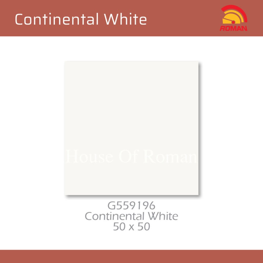 ROMAN KERAMIK CONTINENTAL WHITE 50X50 G559196 (ROMAN HOUSE OF ROMAN)