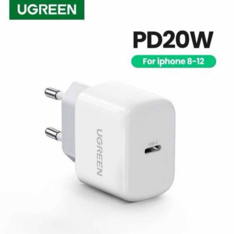 [Preloved] Wall Charger/ (PD) Kepala Adaptor iPhone Ugreen 20 Watt