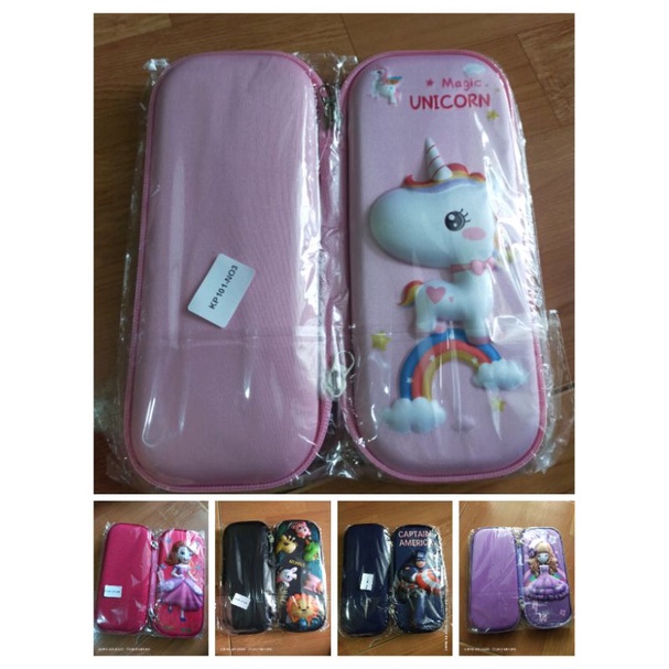 

KOTAK PENSIL timbul karakter lucu