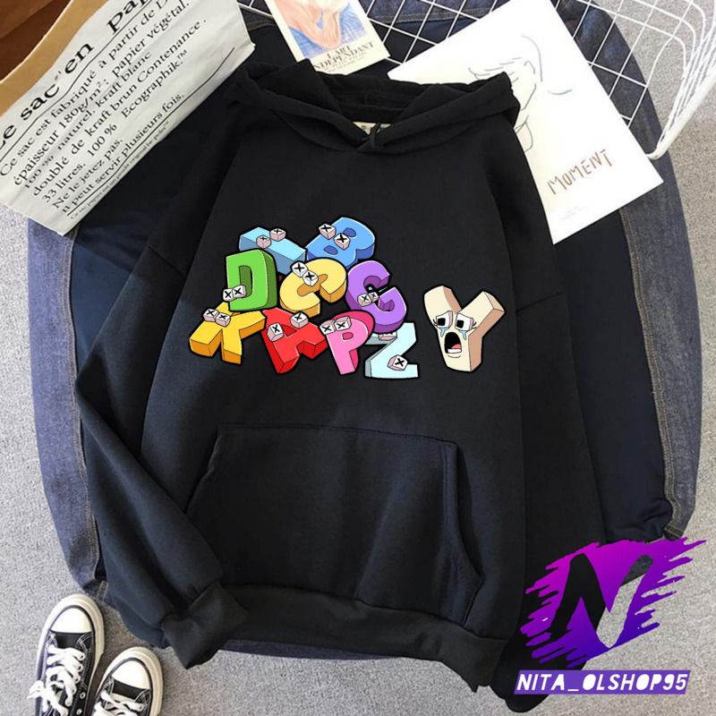 SWEATER HOODIE ANAK ALPHABET ROBLOX GAME