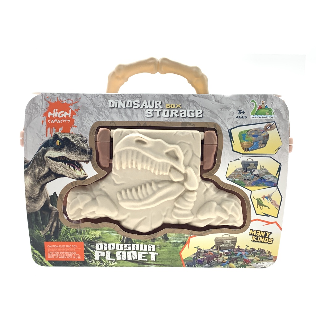 ToysZoona Dinosaur Box Storage Box Mainan Dinosaurus