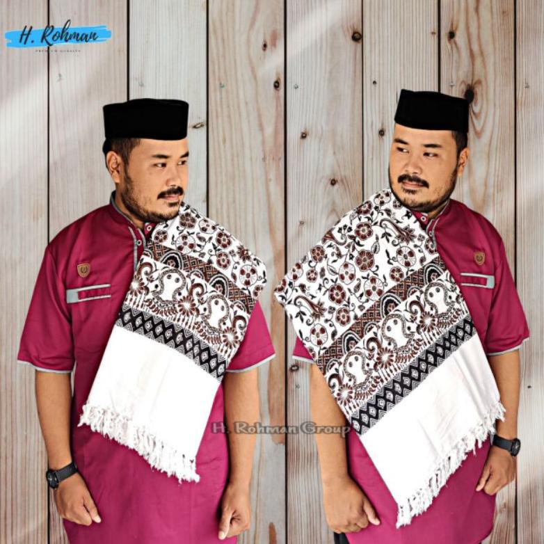 Special Sorban motif batik khasmir /sorban habaib / sorban khasmir motif batik / kombinasi logo trom