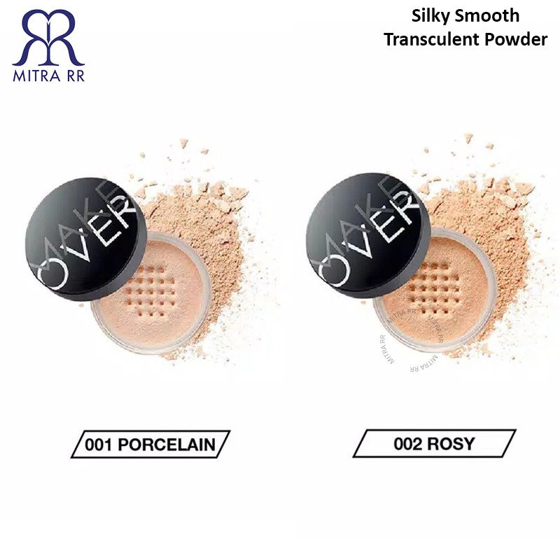 Make Over Silky Smooth Transculent Powder | Bedak Tabur Transculent 35gr | Setting Powder Transparant