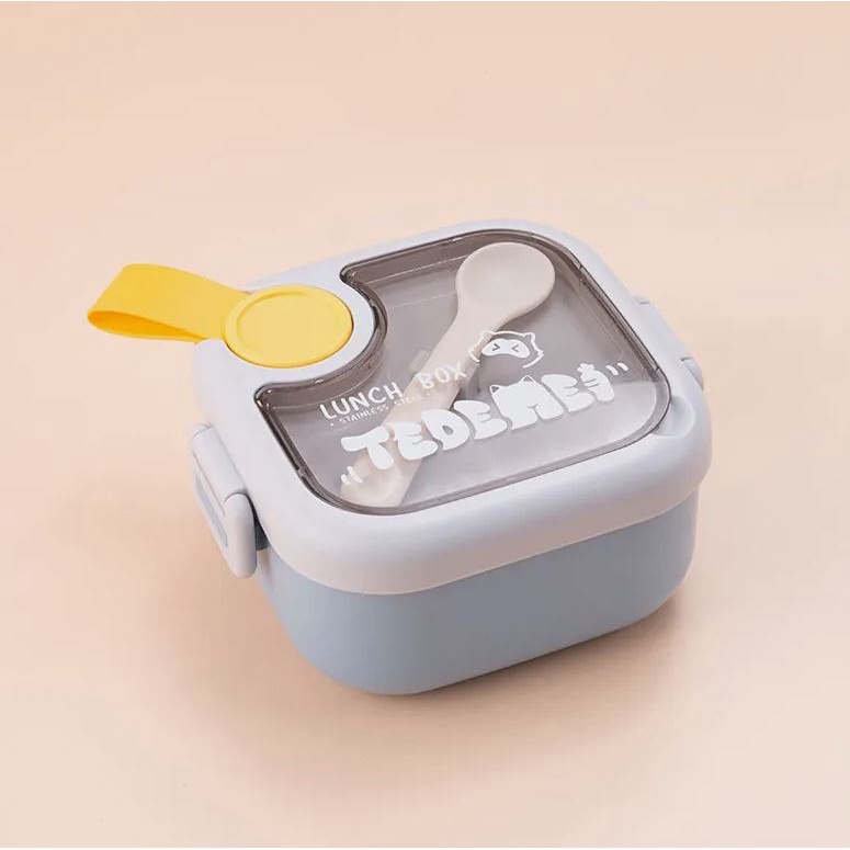 NEW!! KOTAK MAKAN LUNCHBOX STAINLESS STEEL DINNERWARE FOR KIDS 750ML KODE 6126