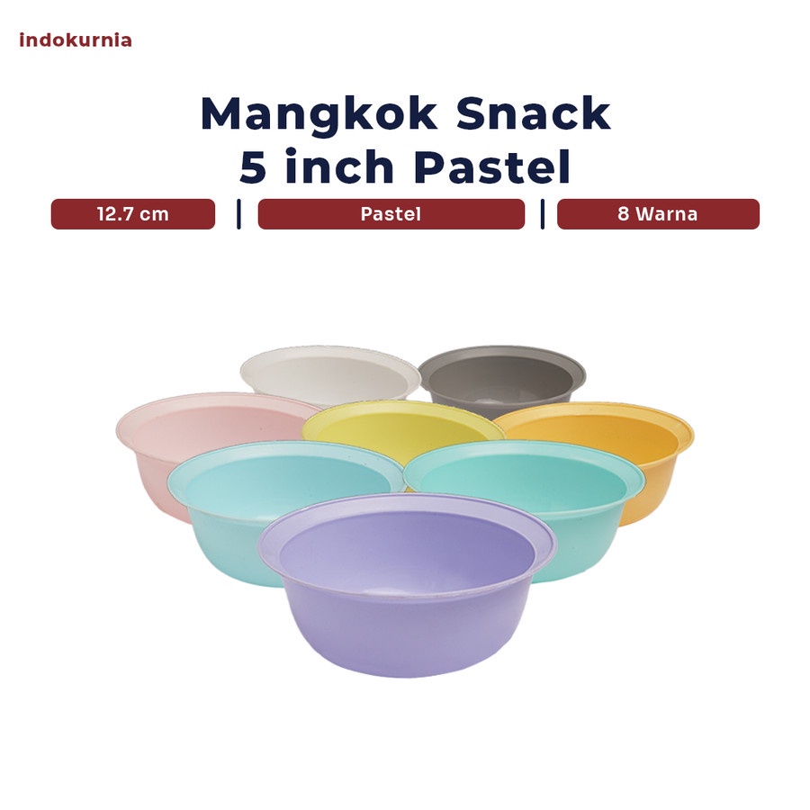 IK - MANGKOK SUP PLASTIK 13CM SERBAGUNA KOBOKAN SOUVENIR TERMURAH