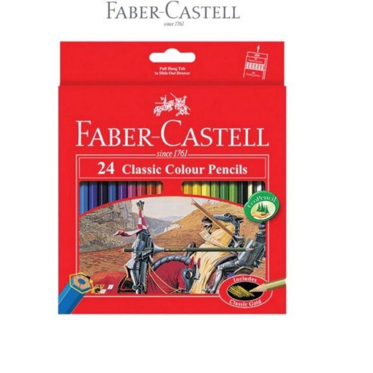 

ホ Pensil 24 Warna Panjang Faber Castell Classic Colour Pencils Hot