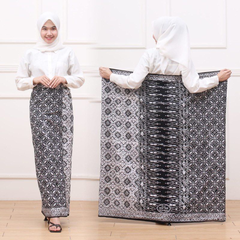 MIFTAH SARUNG BATIK WANITA PRIA MOTIF SIANG MALAM ELEGAN SARUNG BATIK MIFTAH SARUNG BATIK PEKALONGAN BUKAN SARUNG MAHDA